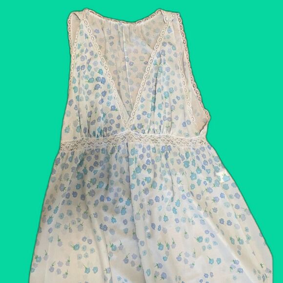 Vintage Women's Miss Elaine Nightgown Has Union Label 1960s Size Medium EUC - Picture 2 of 6